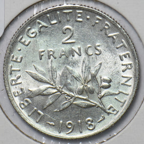France 1918 2 Francs 294126 combine shipping