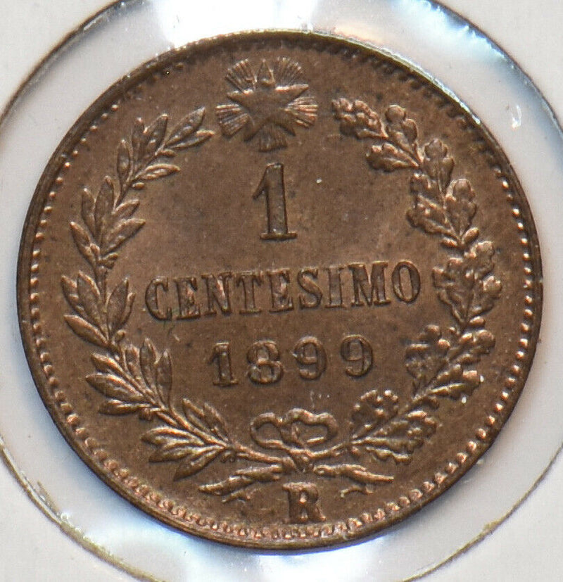Italy 1899 R Centesimo 296017 combine shipping