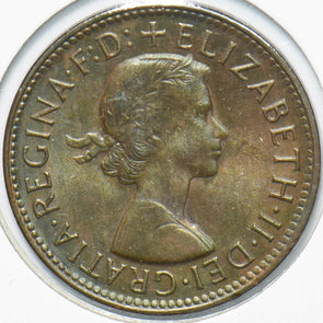 Australia 1959 Elizabeth II 1/2 Penny 192158 combine shipping
