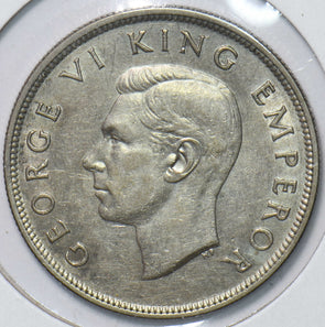 New Zealand 1937 1/2 Crown Ram animal George VI 292916 combine shipping