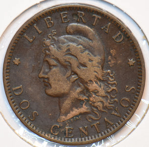 Argentina 1895 2 Centavos 193801 combine shipping