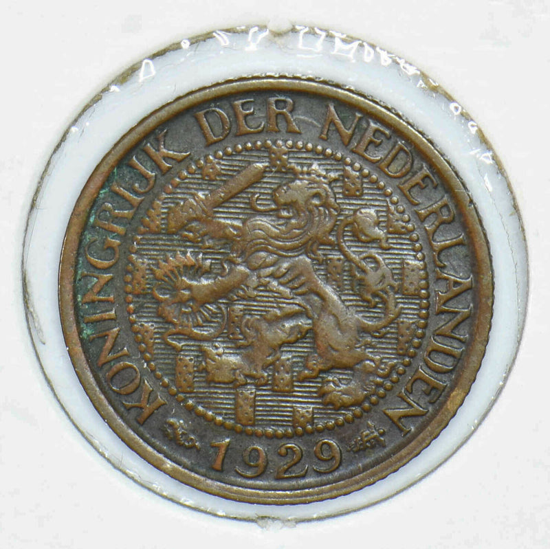 Netherlands 1929 Cent Lion animal 291369 combine shipping