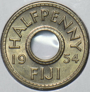 Fiji 1954 1/2 Penny 194611 combine shipping