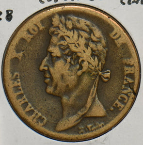 France 1828 A 5 Centimes French colonies 296903 combine shipping