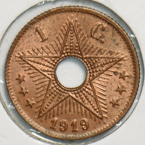 Belgium Congo 1919 Centime 491441 combine shipping