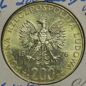 Poland 1976 200 Zlotych UNC 298326 combine shipping