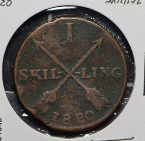 Sweden 1820 Skilling  291545 combine shipping