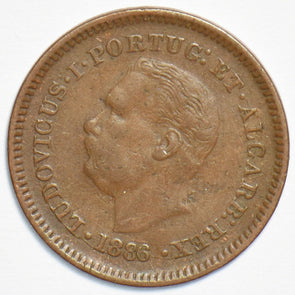 Portuguese India 1886 1/8 Tanga 298364 combine shipping