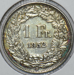 Switzerland 1952 Franc 240176 combine shipping