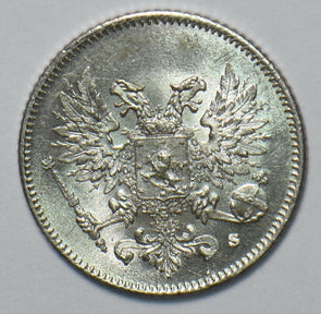 Finland 1917 25 Pennia Eagle animal 294571 combine shipping