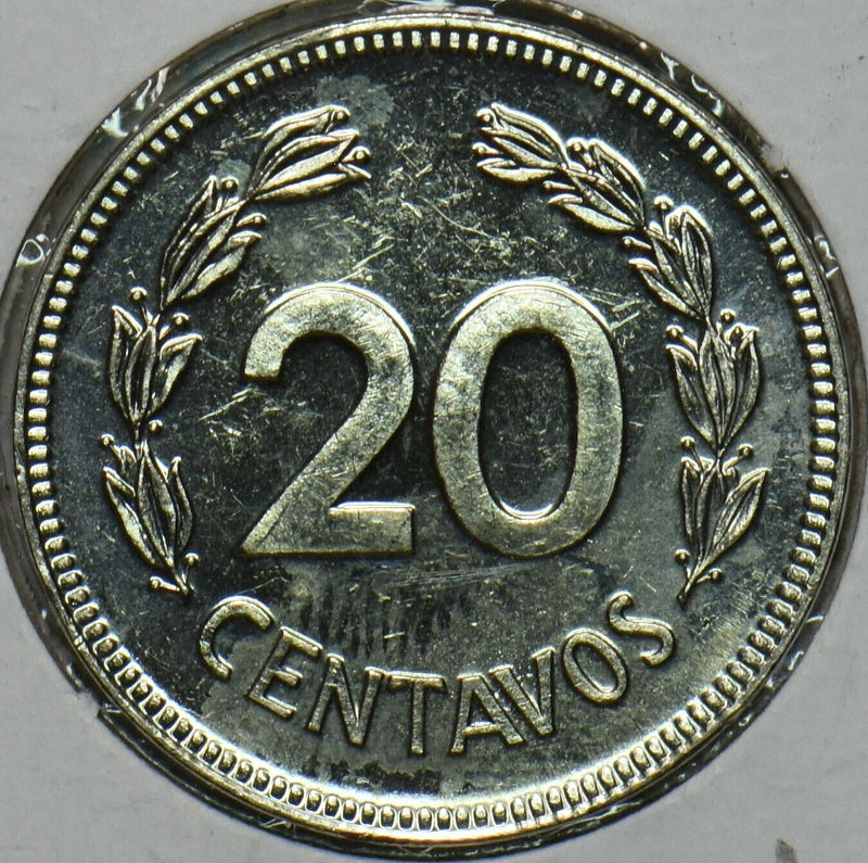 Ecuador 1980 20 Centavos BU 903748 combine shipping