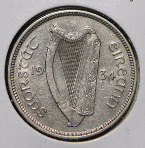 Ireland 1934 6 Pence Wolfhound animal  291709 combine shipping