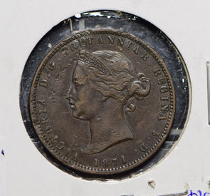 Jersey 1871 1/13 Shilling Lion animal  291664 combine shipping