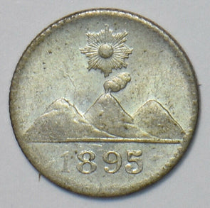 Guatemala 1895 1/4 Real 295297 combine shipping