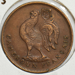 France 1943 Franc Rooster animal Cameroon 298088 combine shipping