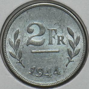 Belgium 1944 2 Francs 195858 combine shipping
