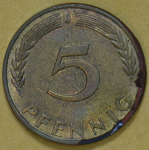 Germany 1966 5 Pfennig 191996 combine shipping