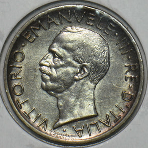 Italy 1927 5 Lire Eagle animal 296779 combine shipping