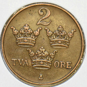 Sweden 1913 2 Ore 197105 combine shipping
