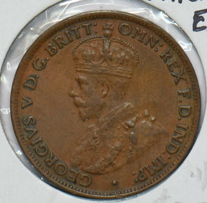 Australia 1925 1/2 Penny Georgivs V 293072 combine shipping