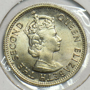 Malaya and British Borneo 1961 5 Cents Gem BU 298479 combine shipping