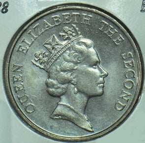 Hong Kong 1988 5 Dollars  290481 combine shipping