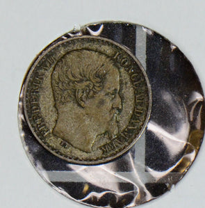 Danish West Indies 1859 3 Cents silver  D0083 combine shipping