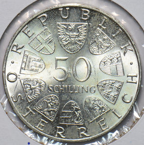 Austria 1974 KM 2922 50 Schilling UNC 293895 combine shipping