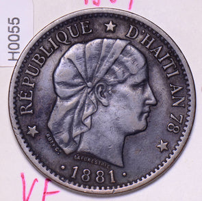 H0055 Haiti 1881  2 Centimes combine shipping
