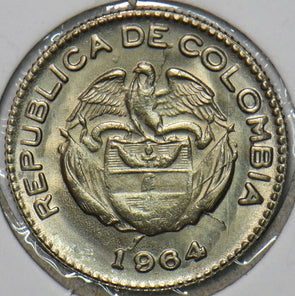 Colombia 1964 10 Centavos Eagle animal 196083 combine shipping