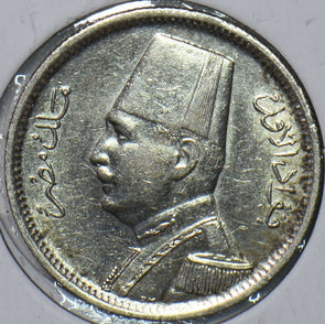 Egypt 1929 AH 1348 2 Piastres 296549 combine shipping