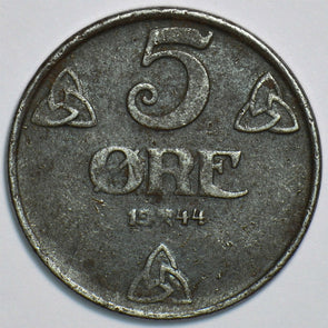 Norway 1944 5 Ore 240688 combine shipping