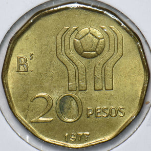 Argentina 1977 20 Pesos  191788 combine shipping