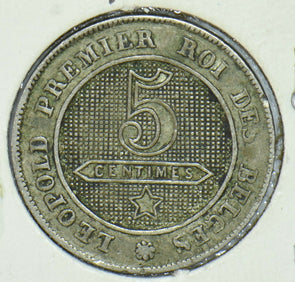 Belgium 1862 Y-6 5 Cents lion animal  290367 combine shipping