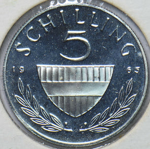 Austria 1965 5 Schilling Horse animal Proof 192859 combine shipping