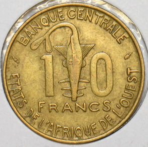 West African States 1992 10 Francs 903850 combine shipping