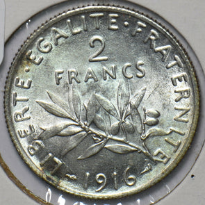 France 1916 2 Francs 294281 combine shipping