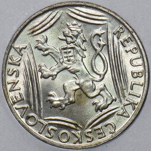 Czechoslovakia 1918 ~48 100 Korun naked man Lion animal 295093 combine shipping