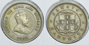 Jamaica 1910 Farthing 241056 combine shipping