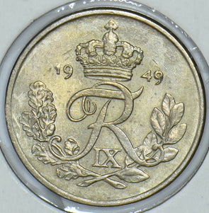 Denmark 1949 10 Ore  290360 combine shipping