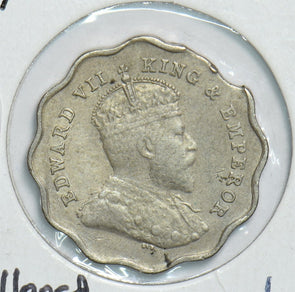 British India 1909 Anna Scalloped Clip 491536 combine shipping