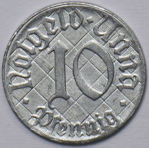 Germany 1920 10 Pfennig naked man 296161 combine shipping