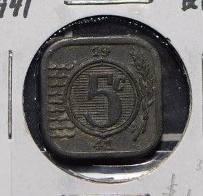 Netherlands 1941 5 Cents  900383 combine shipping
