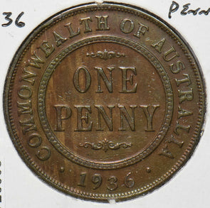 Australia 1936 Georgivs V Penny 292871 combine shipping