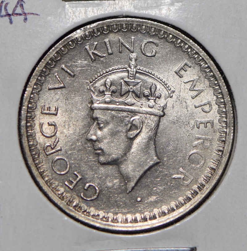 British India 1944 1/2 Rupee  291875 combine shipping