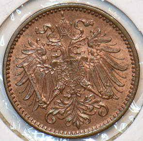 Austria 1900 Heller Eagle animal 194838 combine shipping