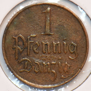 Danzig 1929 Pfennig 296247 combine shipping