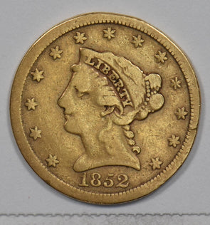 1852 Gold $2.5 2 1/2 Gold Liberty Head GL0285