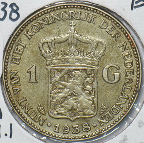 Netherlands 1938 Gulden Lion animal 194004 combine shipping