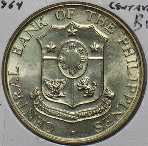 Philippines 1964 50 Centavos BU 297414 combine shipping